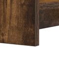 vidaXL Knižnica Dymový dub 59 x 30 x 111 cm Kompozitné drevo
