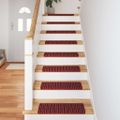 vidaXL Samolepiace schodové rohože 15 ks 65 x 21 x 4 cm Non-Slip