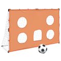 vidaXL Detská futbalová bránka s cieľmi a loptou 182x62x118 cm