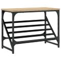 vidaXL Regál na topánky dub sonoma 60x30x45 cm kompozitné drevo