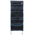 vidaXL Skladovacie vrece s úložiskom Čierna a modrá 125 x 48 cm oxford