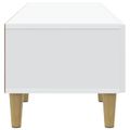 vidaXL TV skrinka Biela 147 x 34,5 x 30 cm Kompozitné drevo