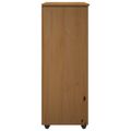 vidaXL Koliesková skriňa 53 x 39 x 103 cm Masívne borovicové drevo