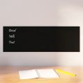 vidaXL Nástenná magnetická tabuľa čierna 60x20 cm tvrdené sklo