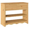 vidaXL Konzolový stôl so zásuvkou Drammen Dub 89,5 x 37 x 73 cm
