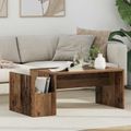 vidaXL Konferenčný stolík Staré drevo 90 x 45 x 35 cm Kompozitné drevo