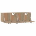 vidaXL Nástenné skrinky 2 ks dub sonoma 80x35x36,5 cm spracované drevo