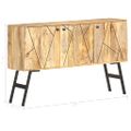 vidaXL Komoda 118x30x75 cm mangovníkový masív