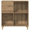vidaXL Skrinka na platne dub artisan 84,5x38x89 cm kompozitné drevo