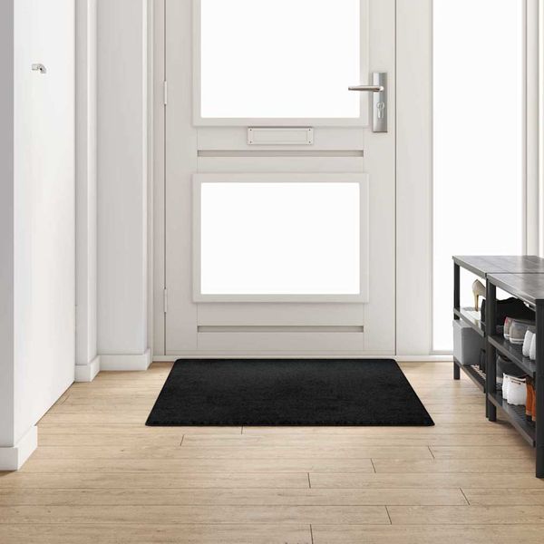 vidaXL Behúň koberec Čierna 100 x 150 cm 100% Polypropylén Tuft
