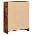 vidaXL Knižnica údený dub 60x24x76 cm spracované drevo