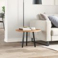 vidaXL Stolová doska okrúhla Ø60x2 cm akáciový masív
