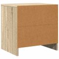 vidaXL Nočný stolík, dub sonoma 45x34x44,5 cm, kompozitné drevo