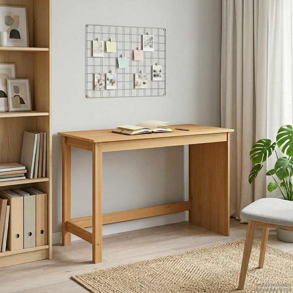 vidaXL Stôl Medová hnedá 112 x 50 x 75 cm Masívne borovicové drevo