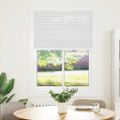 vidaXL plisovaná roleta biela 95x100 cm šírka látky 94,4 cm