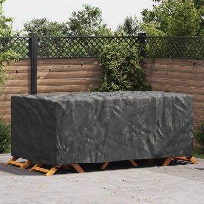 vidaXL Obal na nábytok Jednofarebný Čierna 240 x 110 x 70 cm 210D
