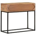vidaXL Konzolový stolík 90x35x76 cm akáciový masív