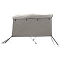 vidaXL Strieška Bimini s 3 oblúkmi a stenami 183x(154-167)x137 cm