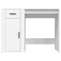 vidaXL Stôl biely 100x49x75 cm spracované drevo