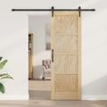 vidaXL Posuvné dvere ORKDAL 73,5 x 211 cm Borovicový masív