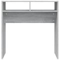 vidaXL Konzolový stolík sivý dub sonoma 78x30x80 cm spracované drevo