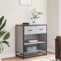 vidaXL Komoda sivá sonoma 68x35x76 cm kompozitné drevo