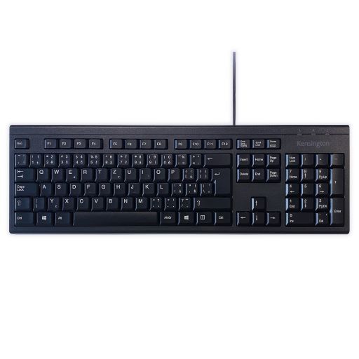 Kensington/Drôtová USB/ CZ layout/Čierna