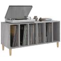 vidaXL Skrinka na platne sivá sonoma 100x38x48 cm kompozitné drevo