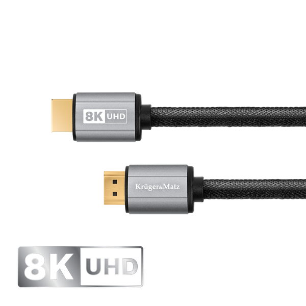 Kábel HDMI-HDMI 2.1 8K Kruger&Matz 0,9 m