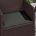 vidaXL Vankúše na sedenie 4 ks Polyester Antracitová 47 x 36 x 2 cm