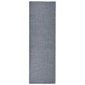 vidaXL Vonkajší koberec s plochým tkaním 80x250 cm modrý