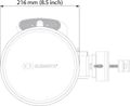 RF elements Sektorová anténa Horn s TwistPortem, 5/6GHz, 18 dBi, 30° 90°