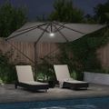 vidaXL Roma Parasol Antracit 286 x 284 x 270 cm Hliník a polyester