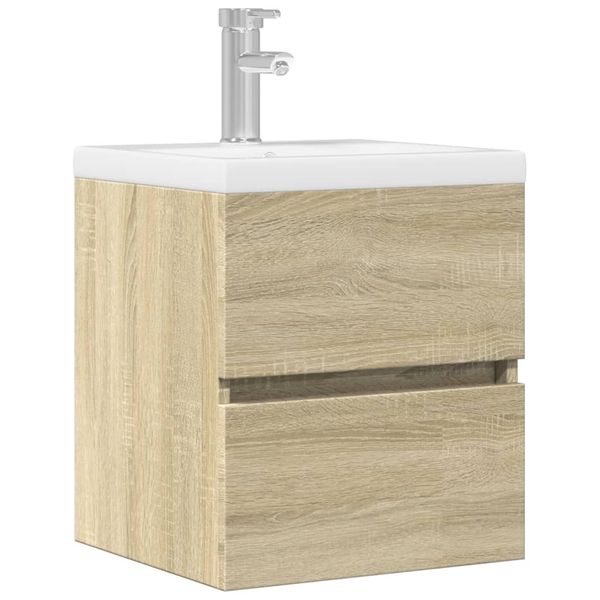 vidaXL Skrinka pod umývadlo, dub sonoma 41x38,5x45cm, kompozitné drevo