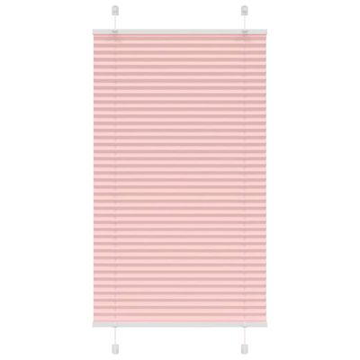 vidaXL Plisovaná roleta ružová 70x100 cm šírka látky 69,4 cm polyester