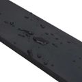 VidaXL Gumová hrana pre snežný pluh čierna 200x10x1 cm