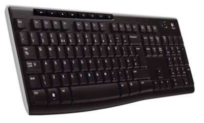 Logitech K270/Bezdrôtová Bluetooth/US layout/Čierna