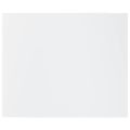 vidaXL Prídavné police 8 ks, lesklé biele 60x50x1,5 cm, drevotrieska