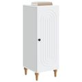 vidaXL Servírovacia skriňa Biela 33 x 34,5 x 90 cm Kompozitné drevo