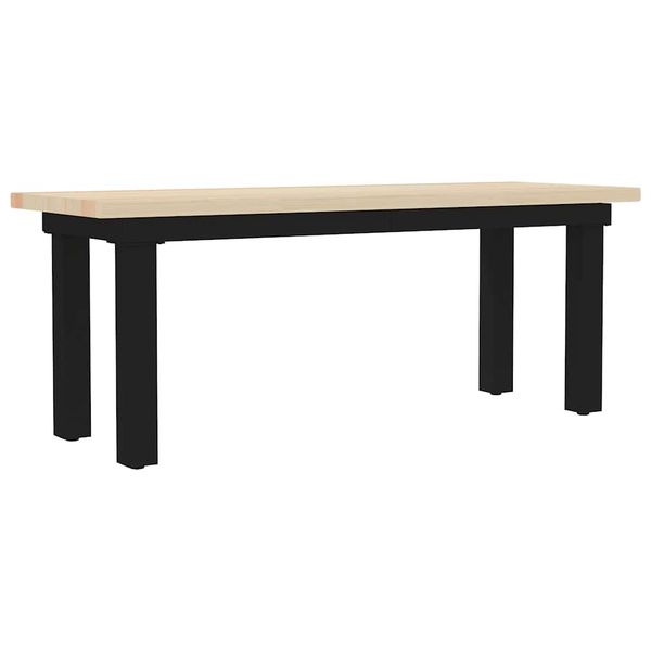 vidaXL Lavica 115x40x45 cm borovicové drevo