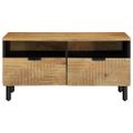 VidaXL Konferenčný stolík Hnedý 80x54x40 cm Masívne drevo Mango