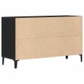 vidaXL Servírovacia skriňa Čierny dub 100 x 36 x 60 cm