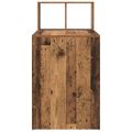 vidaXL Stôl Staré drevo Kompozitné drevo 108 x 55 x 103.5 cm