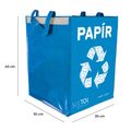 Tašky na triedený odpad SORT EASY 4 CARTON, 30x30x40cm, 4x36l, 4ks SIXTOL
