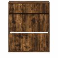vidaXL Skriňa na topánky ZWOLLE 78 x 24 x 103 cm Kompozitné drevo