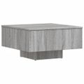 vidaXL Konferenčný stolík sivý sonoma 60x60x31,5 cm spracované drevo