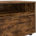 vidaXL TV skrinka 100 x 48 x 43 cm Dymová dub Kompozitné drevo