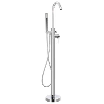 vidaXL Voľne stojaca vaňová batéria 118,5 cm nehrdzavejúca oceľ