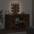 vidaXL Toaletný stolík Hnedá 50 x 41 x 135 cm Kompozitné drevo