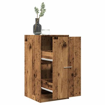 vidaXL Skrinka na lieky staré drevo 40x41x77,5 cm kompozitné drevo